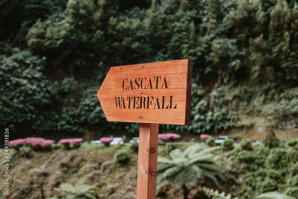 Waterfall Sign