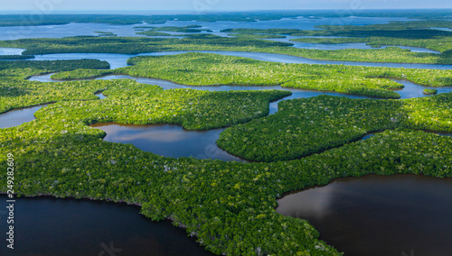 Aerial view, Everglades Natuional Park, FLORIDA, USA, AMERICA