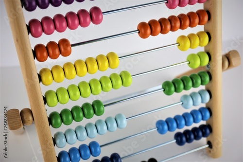 An Image of a toy  abacus