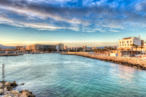 Coastal village  Es portixol  in Mallorca