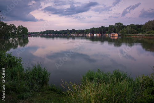 Bokod lake in Hungary