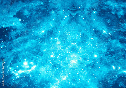 Space galaxy background © Anne Mathiasz
