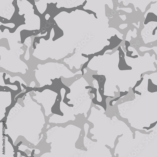 Urban camouflage of various shades of grey colors