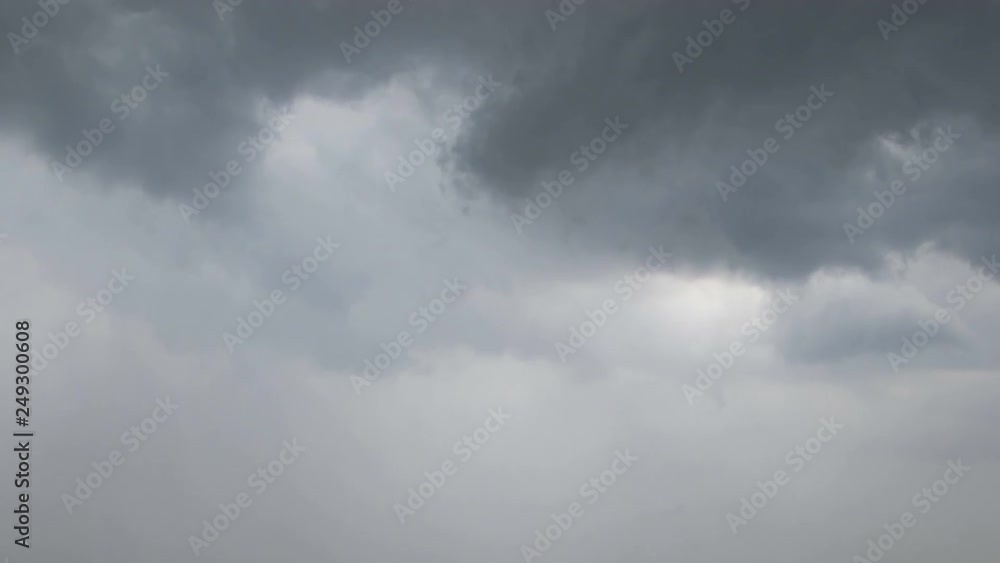 Rain clouds, a dramatic sky, time-lapse Rain clouds, a dramatic sky, time-lapse