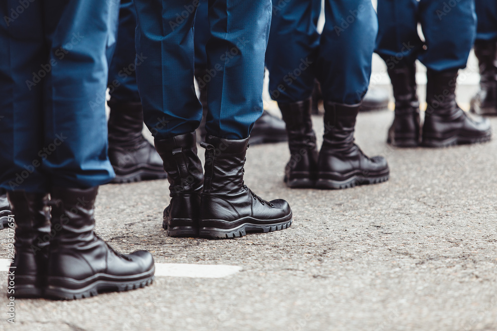 military men in blue dress uniform stand at attention military men in blue dress uniform stand at attention