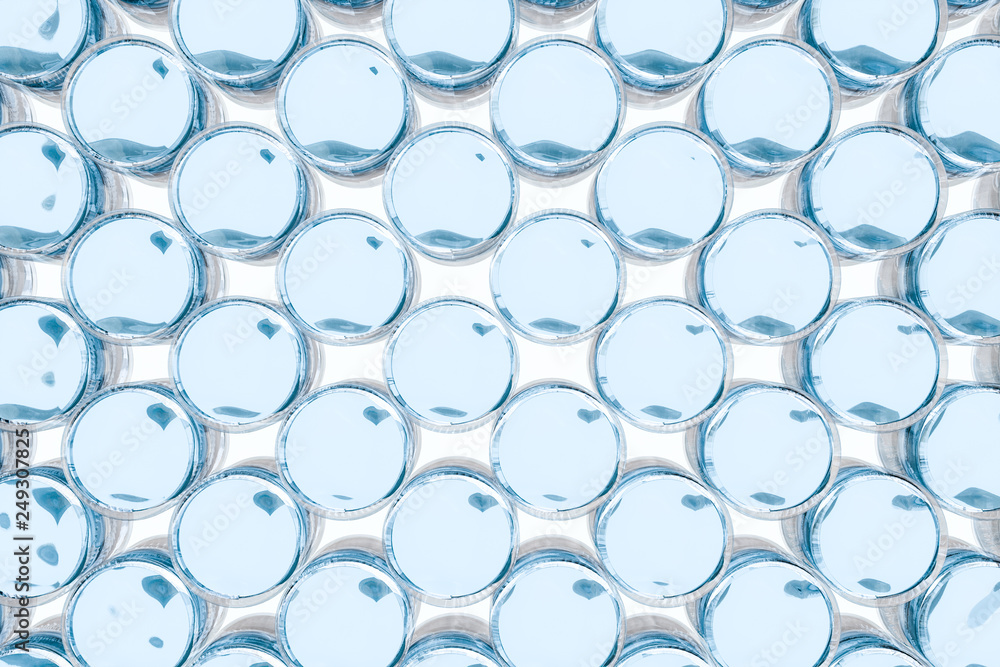 transparent blue liquid background, 3d rendering transparent blue liquid background, 3d rendering