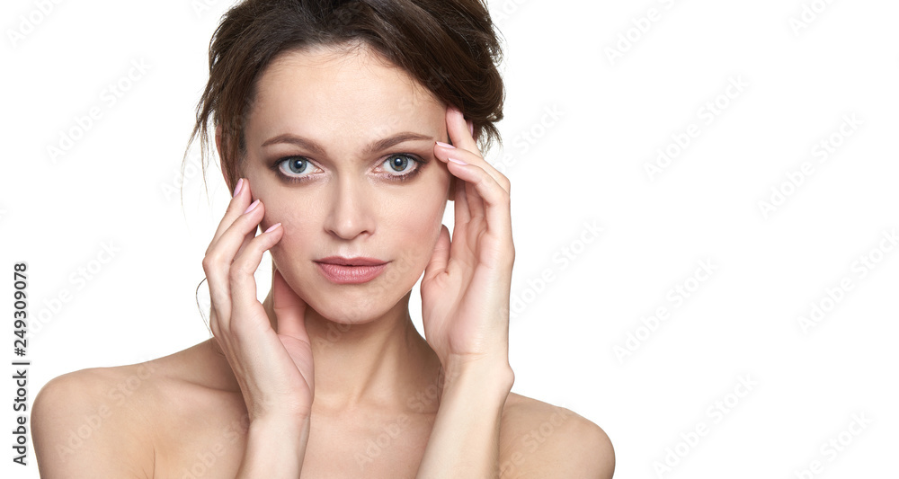 Beautiful woman face Beautiful woman face