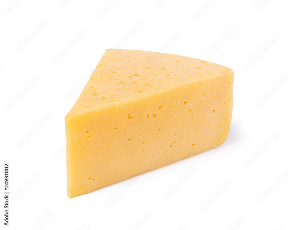 cheeses isolated on white background cheeses isolated on white background