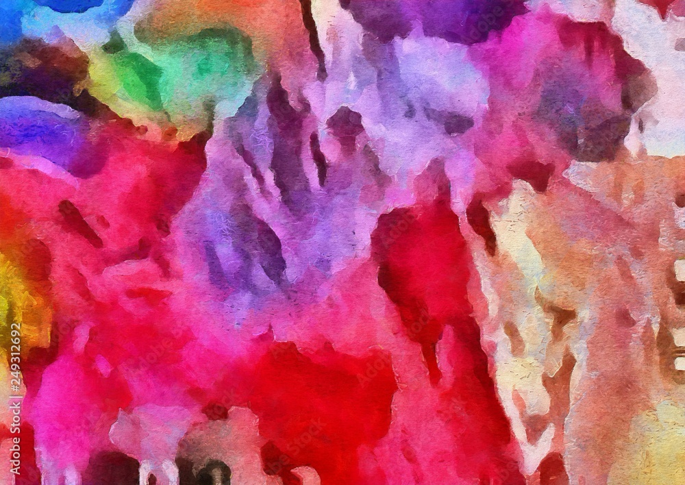 Colorful scratched grunge texture. Dry oil strokes background. Design pattern. Colorful scratched grunge texture. Dry oil strokes background. Design pattern.