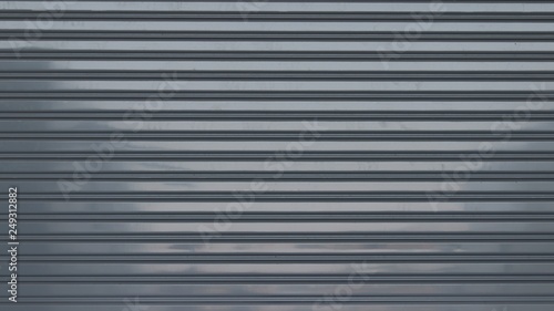gray roller shutter door for background