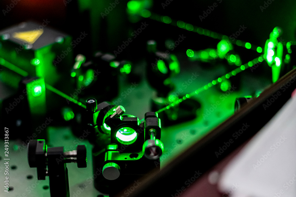 Fototapeta premium electric circuit ionization with laser b