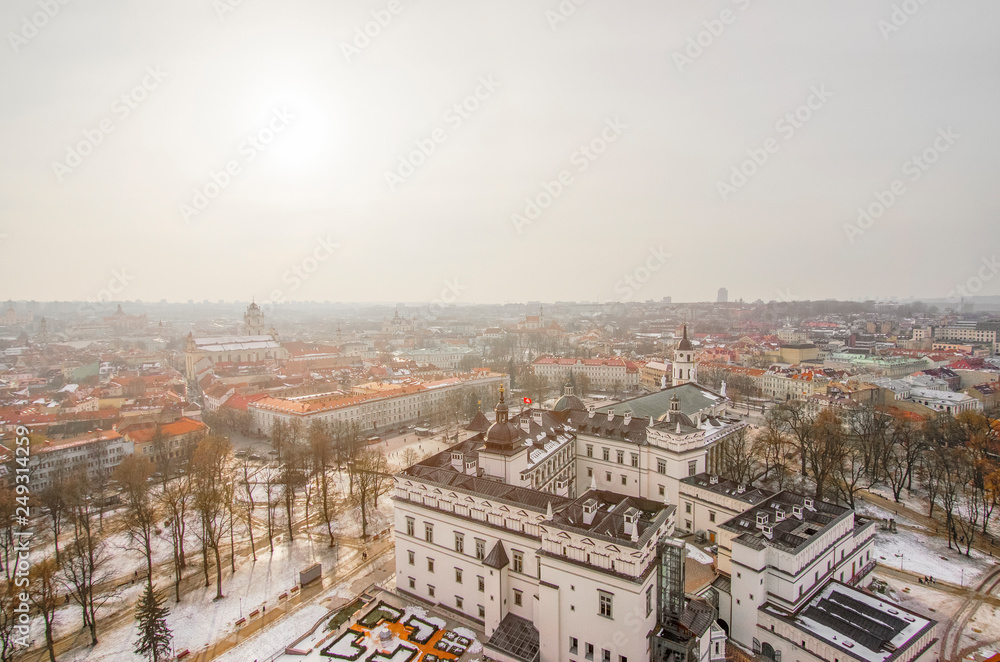 Vilnius city view from above. Shot was made from the Gediminas' Tower Vilnius city view from above. Shot was made from the Gediminas' Tower