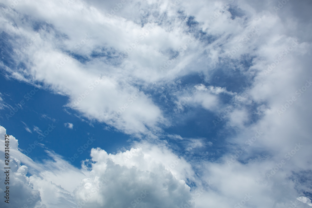 Fototapeta premium Beautiful white clouds