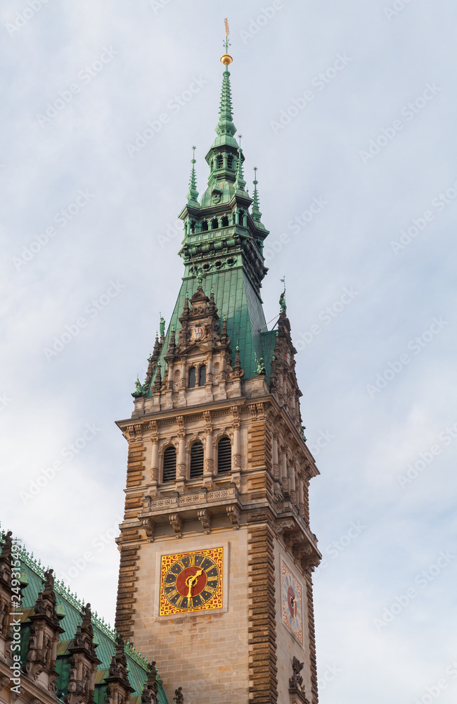 Tower of Hamburg City Hall