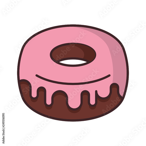 Donut food dessert bakery doughnut fondant icon