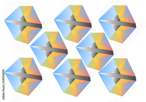 abstract geometric background with triangles