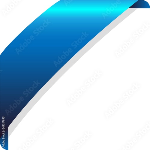 Free Download Corner Ribbon Banner Vector, Illustration - GFXLoad