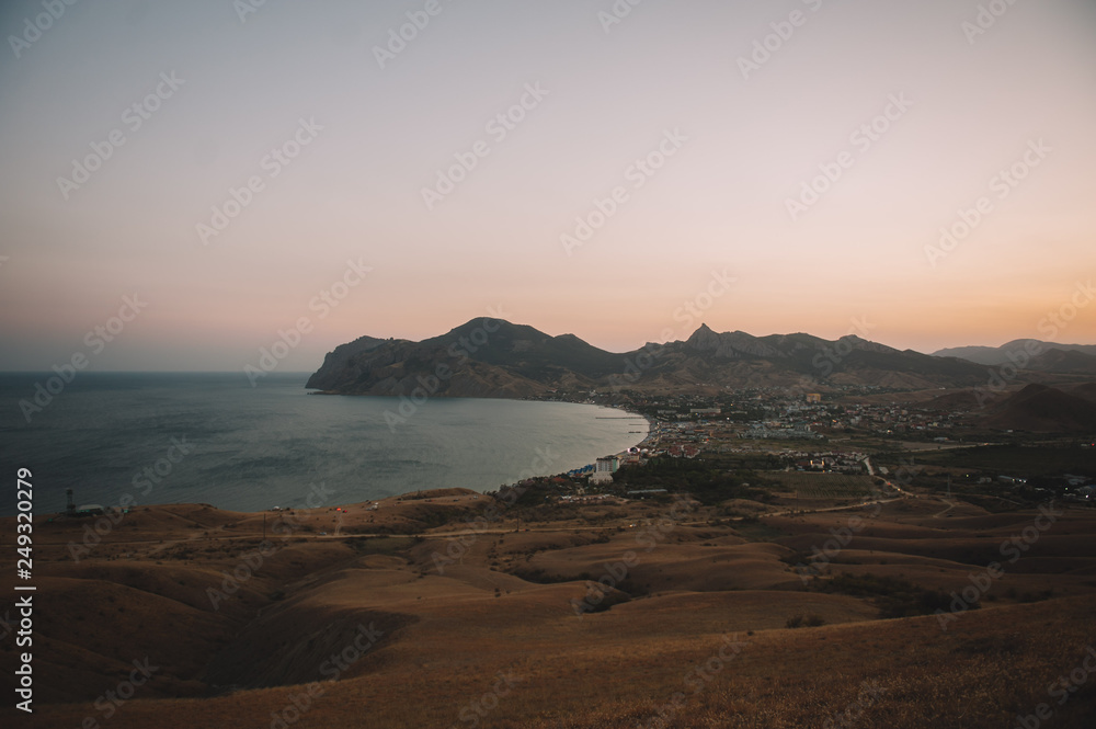 sunset of Koktebel Crimea