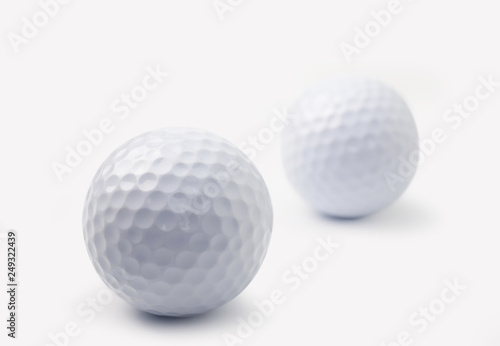 White Golf Ball.
