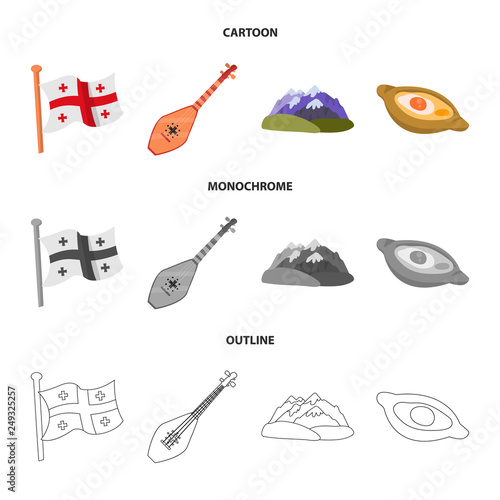 Vector design of culture and sightseeing icon. Collection of culture and originality vector icon for stock.