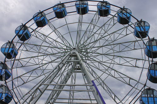Ferris wheel, carousel in the amusement Park