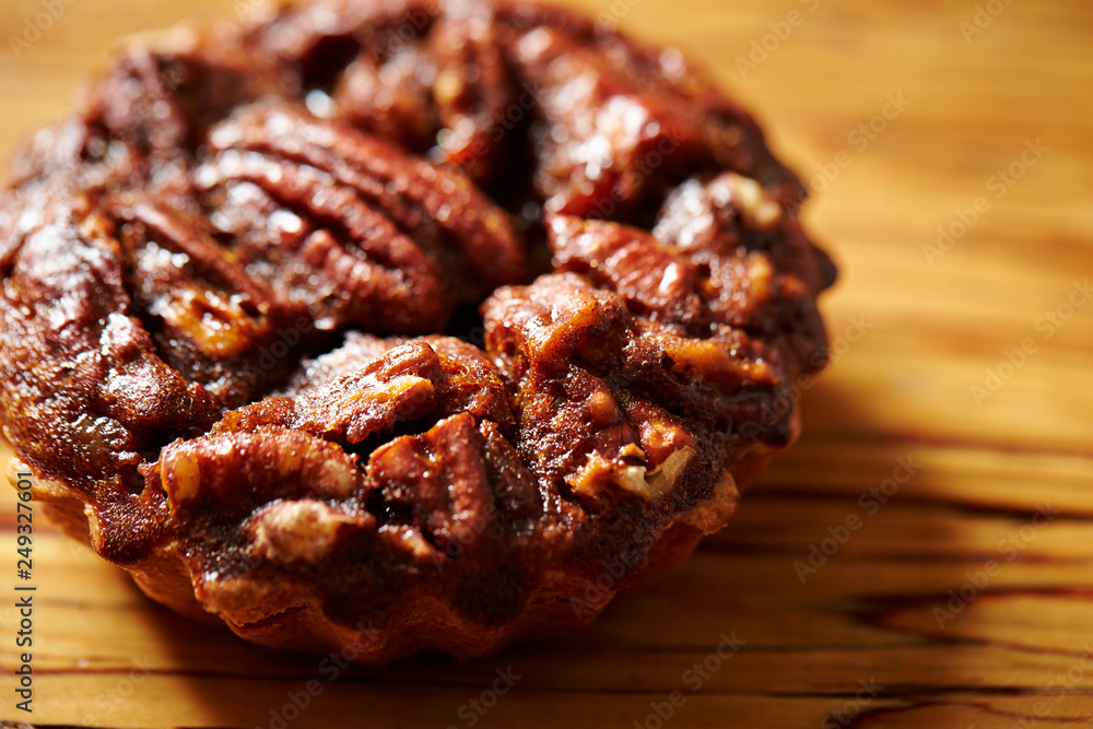 Fototapeta premium Pecan nuts tart