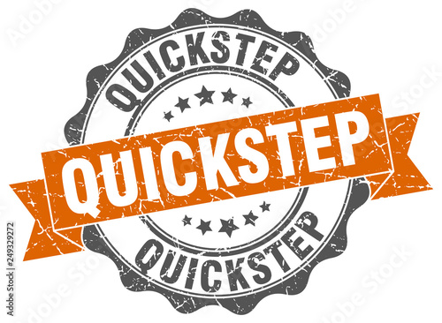 quickstep stamp. sign. seal