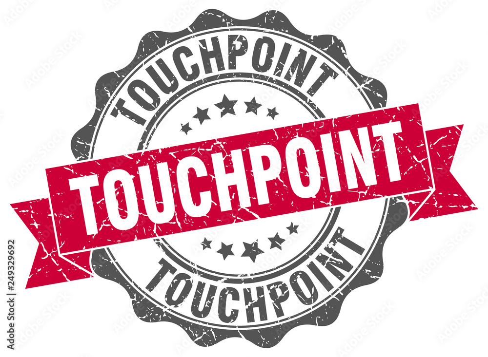Obraz premium touchpoint stamp. sign. seal