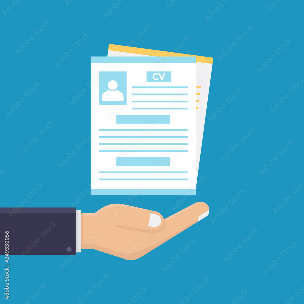 Looking for new employees, flat design vector illustration Looking for new employees, flat design vector illustration