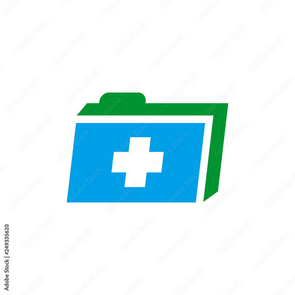 Medical logo design vector template with cross icon Medical logo design vector template with cross icon
