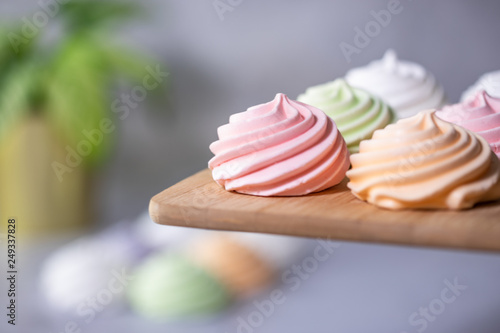 colorful amazing meringues cookies