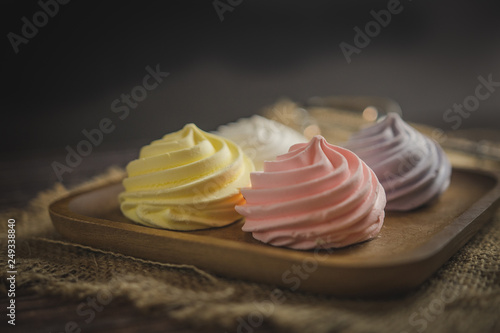 colorful amazing meringues cookies