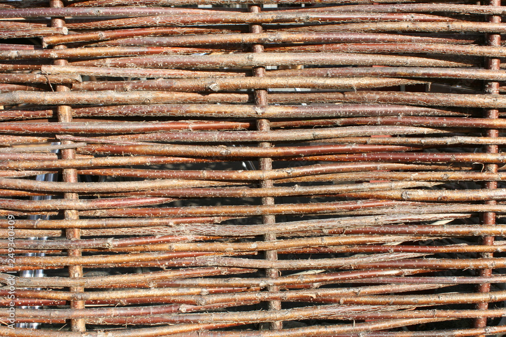 Hintergrund Weidenzaun Hintergrund Weidenzaun