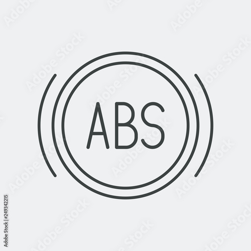 ABS lineal icon