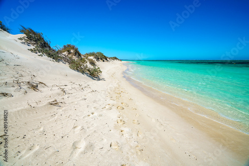 white sand on the beach of turquoise bay  cape range  western australia 25