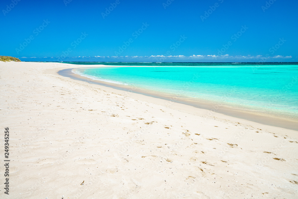 white sand on the beach of turquoise bay, cape range, western australia 32