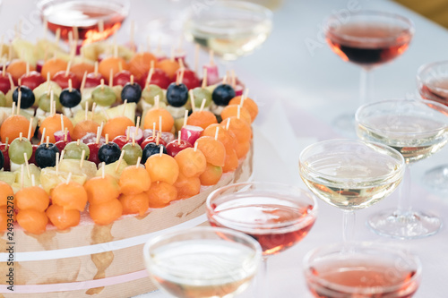 Sweet and colorful appetizers for festive events