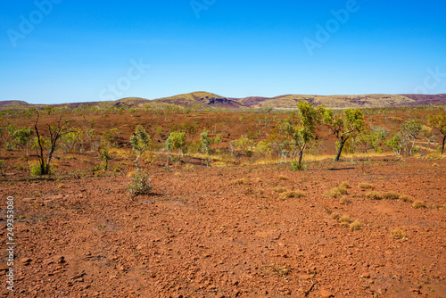 outback in karijini national park, western australia