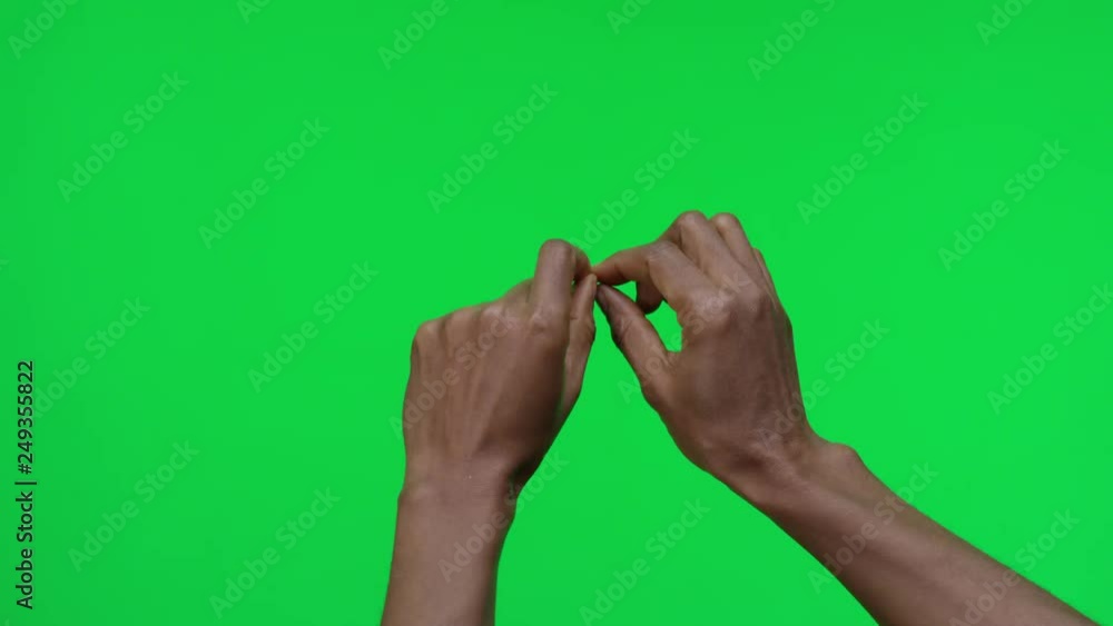 Female hands on green screen chroma background making gestures, perfekt, peace, fist, zoom in Female hands on green screen chroma background making gestures, perfekt, peace, fist, zoom in