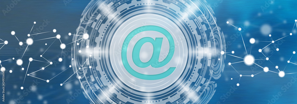 Obraz premium Concept of email