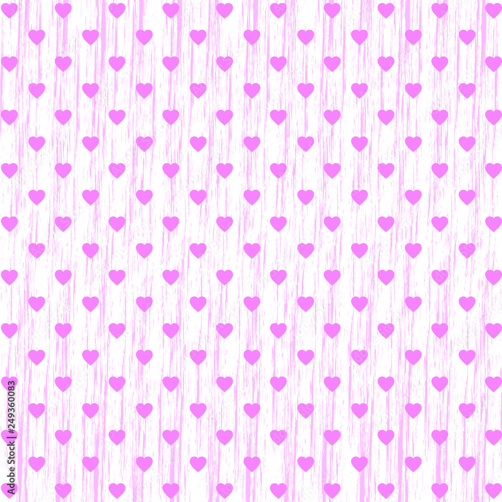 Vector seamless pattern with hearts and dots, romantic wallpaper, grunge background for mother's day or valentine's day, 8th march Vector seamless pattern with hearts and dots, romantic wallpaper, grunge background for mother's day or valentine's day, 8th march