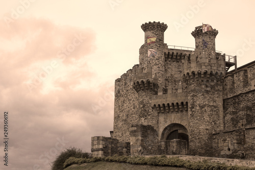 Ponferrada castle photo photo