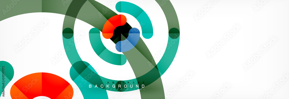 Linear design circle background Linear design circle background