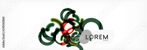 Circular lines design background