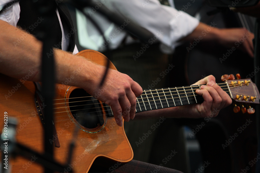 Fototapeta premium Gitarre akustisch