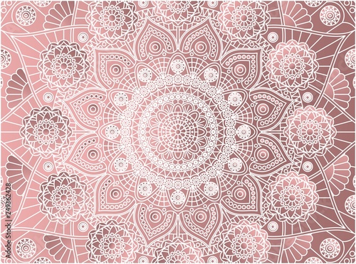Vector background with mand...