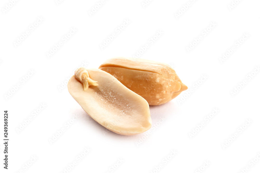 Peanut isolated. Peanuts on white background. With clipping path. Full depth of field. Peanut isolated. Peanuts on white background. With clipping path. Full depth of field.