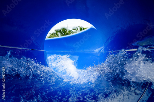 Slika na platnu Water slide in aquapark
