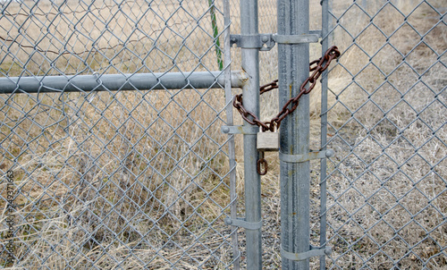 lock, padlock, padlock on a fence, chain link, fence, locked