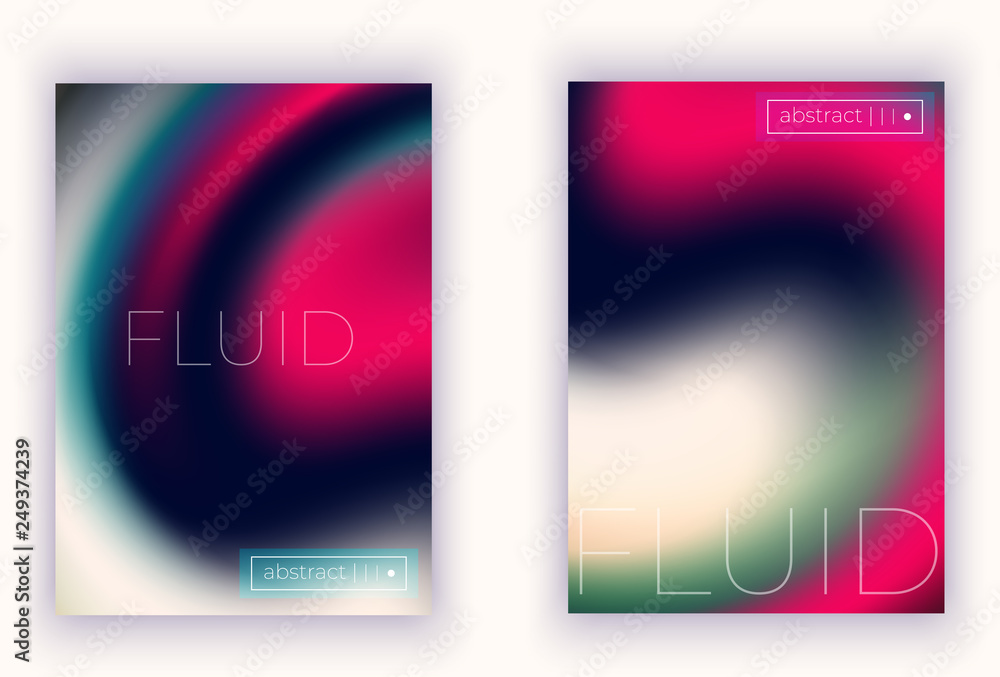 Abstract colorful cover mockup a4 Abstract colorful cover mockup a4